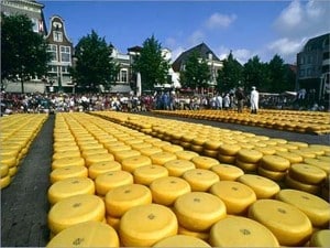marchés du fromage Alkmaar