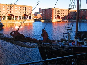 Le fameux port de Liverpool